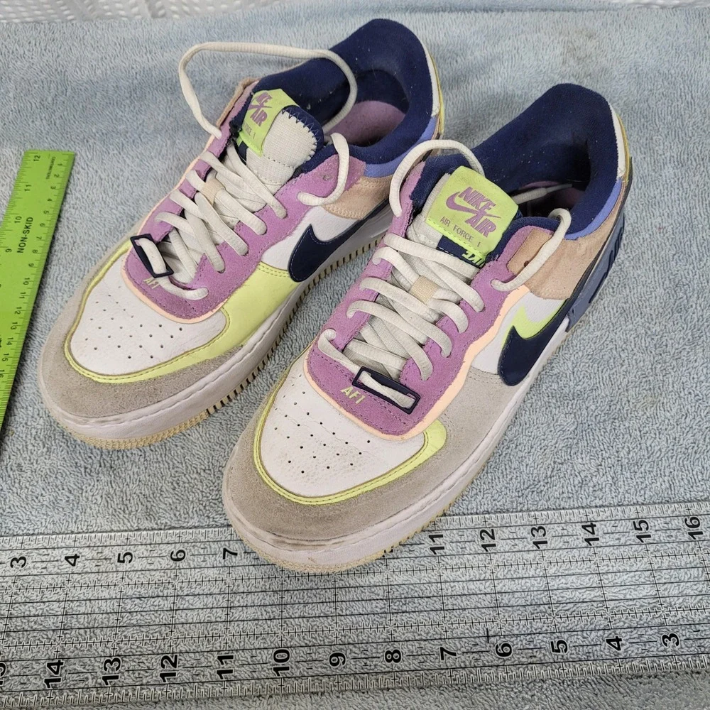 Nike Air Force 1 Shadow Cashmere Pale Coral Violet CU8591-001 Womens 8.5